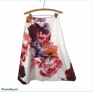 Keepsake The Label Floral A-like Midi Skirt Small